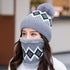 Winter Warm Woolen Windproof Hats for women