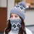 Winter Warm Woolen Windproof Hats for women - Grey / 56-58CM