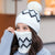 Winter Warm Woolen Windproof Hats for women - White / 56-58CM
