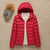 Winter Women Ultralight Thin Down Jacket - Red / 4XL