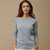 Woman Winter Cashmere Sweaters - Blue / XL