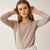 Woman Winter Cashmere Sweaters - Camel / L