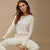 Woman Winter Cashmere Sweaters - Ivory / XL