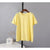Women Casual Cotton Summer Sets - Yellow Tops / S