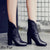 Women Elegant Warm Ankle Boots - blackD / 5