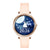 Women Gold Smart Watch - gold leather