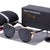 Polarized Sunglasses for Women Round lunette de Soleil femme - Gold Gray - 33902