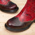 Women Retro Style Stitching Pattern Ankle Boots