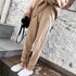 Women's Casual High Waist Thick Chic Harem Ankle Length Pants