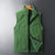 Wool Fleece Men Vest - Green / 6XL